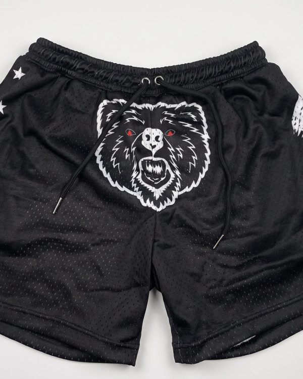 LRL Bear Face Mesh Shorts